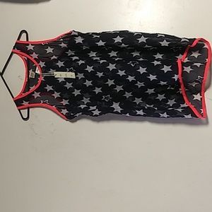 Women's sheer lounge dress lingerie size medium Lucky & Coco